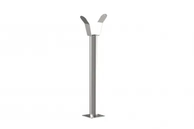 Fadini 9757L AISI stainless steel fixed support with height adjustment for operating the BAYT 980 barrier electric lock