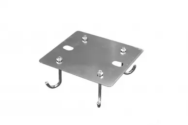 Fadini 9827L Galvanized steel mounting base with anchors for BAYT 980 barrier