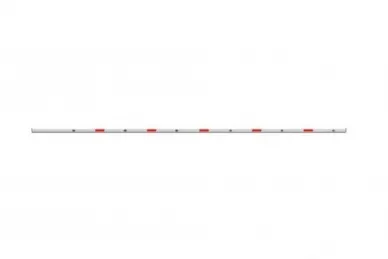 Fadini 9867L Elliptical aluminum arm, 55x100x8500 mm with LEDs for BAYT 980 barrier