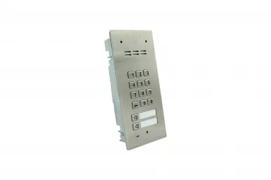 FAM-P-2NPZSACC Two-family digital door entry panel with keypad and RFID reader