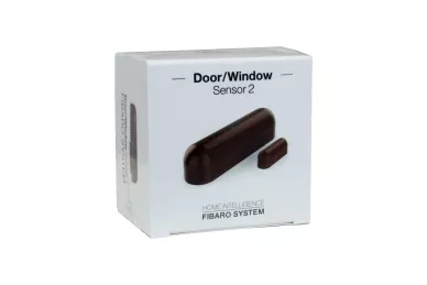 Fibaro Door Window Sensor 2 FGDW-002-7 ZW5 Marron foncé