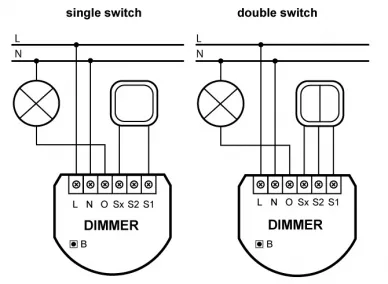 Fibaro universal dimmer 500W 3-wire connection