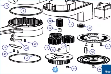 Flange HOPP (BMG2212R01.45672)