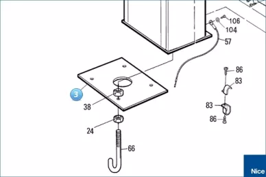 Foundation plate WIL4 (PMD0009.4610)