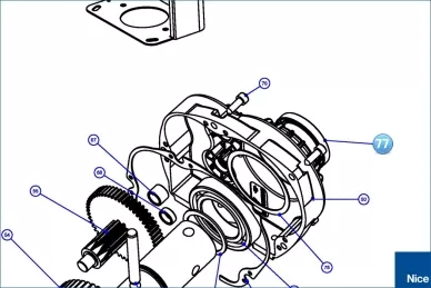 Gasket 45x60x7 tipo A DIN3760 NBR tenute radiali (GOR20.5501)