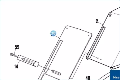 Gasket diagonal cover SUMO (GOR-Z01.5501)