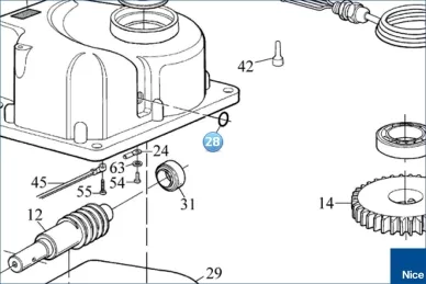 Gasket O-RING PLUTO (GOR1.5501)