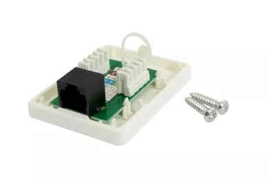 Gniazdo ethernet natynkowe pojedyńcze