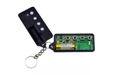 Gorke PUK-104 Télécommande à 4 canaux noire
