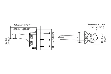 Hikvision DS-1604ZJ-BOX-POLE Mastadapter