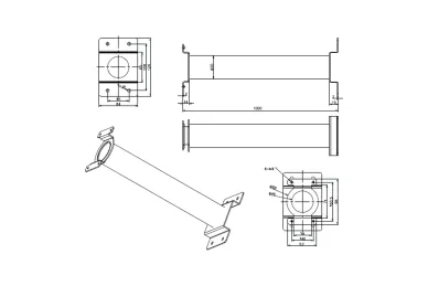 Hikvision DS-1691ZJ-L Support de fixation au plafond