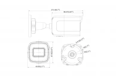 Hikvision DS-2CD2085FWD-I(B)(NERO) 2,8 mm