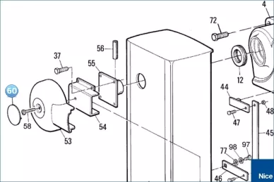Hole cap for barrier gray (RAL7016) SIGNO/WIL (RAL7016) (PPD1007A.45401)