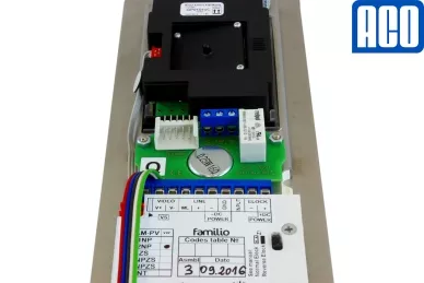 I/O MINI mounted in Familio PV panel:
