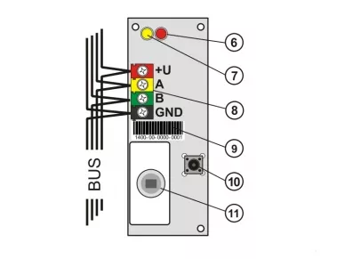 Jablotron JA-110P Bus PIR motion detector