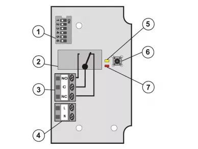 Jablotron JA-150N Wireless power output module PG 250 V