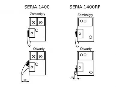 JiS 1411RF 12V DC Reversibler elektrischer Türöffner