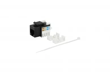 Keystone UTP cat.5e nero superiore crimpato 18mm