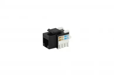 Keystone UTP cat.5e nero superiore crimpato 18mm