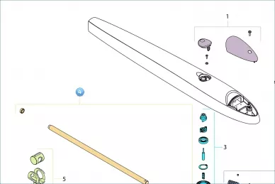 KingGates 906050000 Zespół śruby pociągowej COUPER (172980)