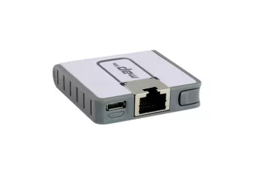 LAN port, power socket: