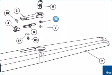 Latch lock TOONA (PPD1630.4540)