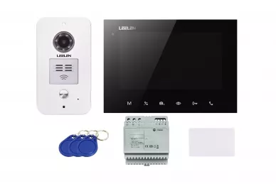 Leelen Kit de portier vidéo JB305N V31/N15pc+DIN (Photo memory)