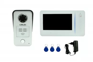Leelen Set vidéo-interphone JB305 N60W/No15nc/18V