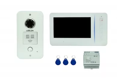 Leelen Video-Gegensprechanlage JB305 N60W/No15pc/DIN/3x Schlüsselanhänger