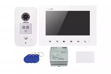 Leelen Video-Türsprechanlage JB305N V31w/N15pc+DIN (Fotospeicher)