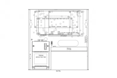 Logement Pulsar AWO009 pour les panneaux de contrôle avec transformateur