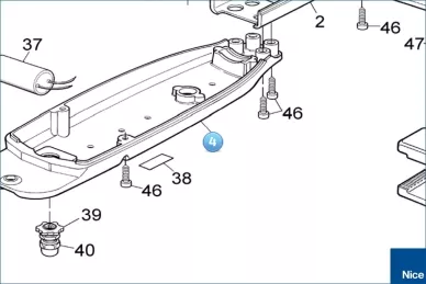 Lower shell WINGO230V (BMGWPBR02.45673)
