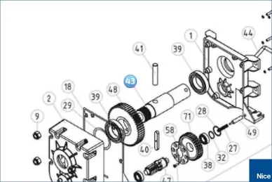Main shaft SIGNO (PMD0563R01.4610)