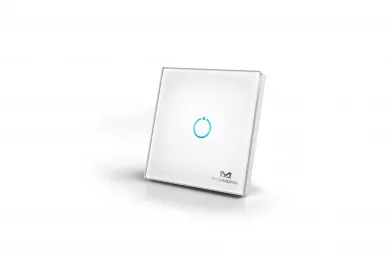 MCOHome MH-S411 Z-Wave Touchpanel 1 Taste, weiß