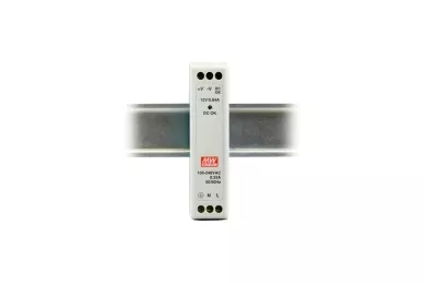 MDR-10-12 Mean Well DC 12V/0,84A DIN TS35