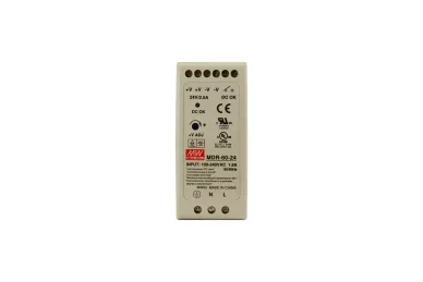 MDR-60-24 Mean Well DC 24V/2,5A DIN TS35