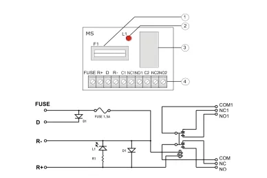 Modulo relè Pulsar AWZ 511