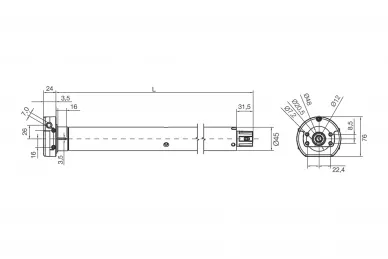 Moteur de volet roulant ERA FIT MHT 3017