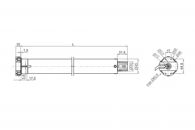 Moteur de volet roulant ERA FIT MP 817