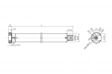 Moteur de volet roulant ERA MAT MT 3017