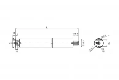 Moteur de volet roulant ERA MAT SA 611