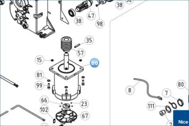 Motor SIGNO6/LBAR (SGA02R10)