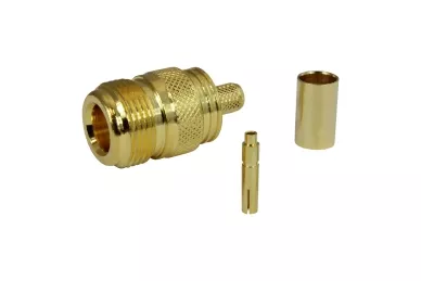 N Crimpbuchse (CNT240) Gold