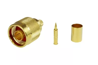 N Steckverbinder mit Crimpanschluss (RF7)