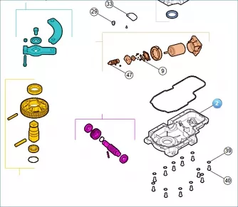 Nice BMG2142.45672 Obudowa dolna BIG METRO