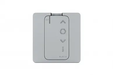 Nice Elero LumeroSon-868 Mini 28 722.0001 1-channel wall-mounted remote control, pull-out, silver