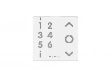 Nice Elero VarioSon W-868 28 673.0001 6-channel wall-mounted remote control with manual/automatic mode switch white