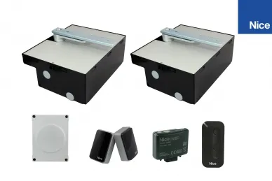 Nice L-FAB MYGO dual swing gate kit for gates up to 4m, 650kg