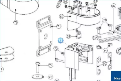 Nice Metal body WALKY (BMG1698MHR07.45673)