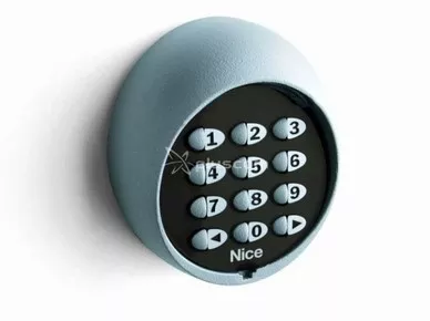 Nice MOT 12-key, aluminium digital switch, for combination with decoder MORX